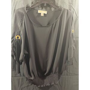 Black Michael Kors blouse Size Large
